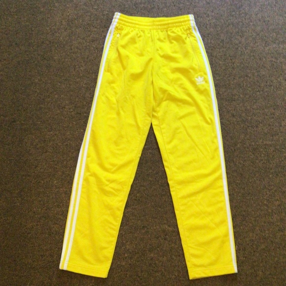 adidas Pants | Adidas Original Yellow Sz S Mens Track Pants | Poshmark